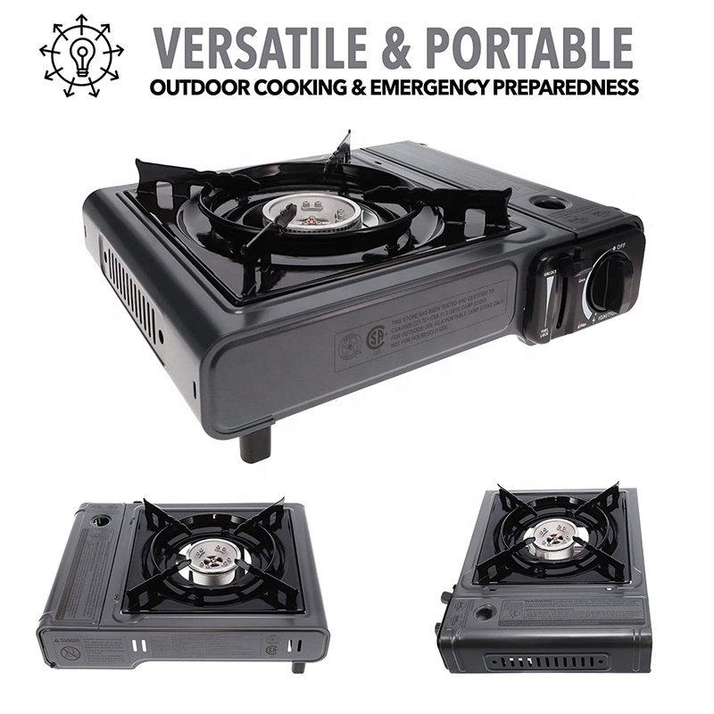 Custom Garden Automatic Ignition Stove Outdoor Camping Gas Portable Butane Stoves with Carrying Case