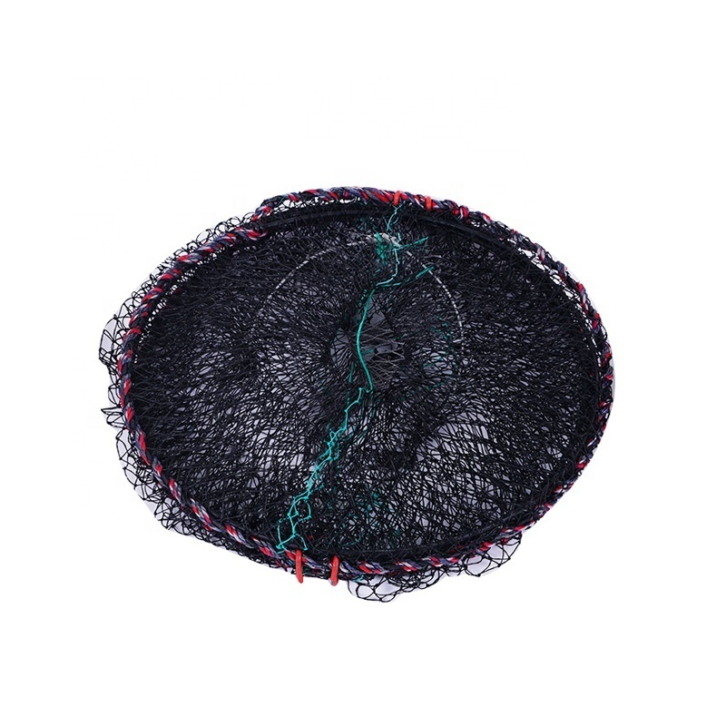 DELUXEFIT Durable Fishing Crab Crayfish Cage Trap Fishing Net Shrimp Eel Crab Minnows Crawfish Trap Automatic Crab Trap Net