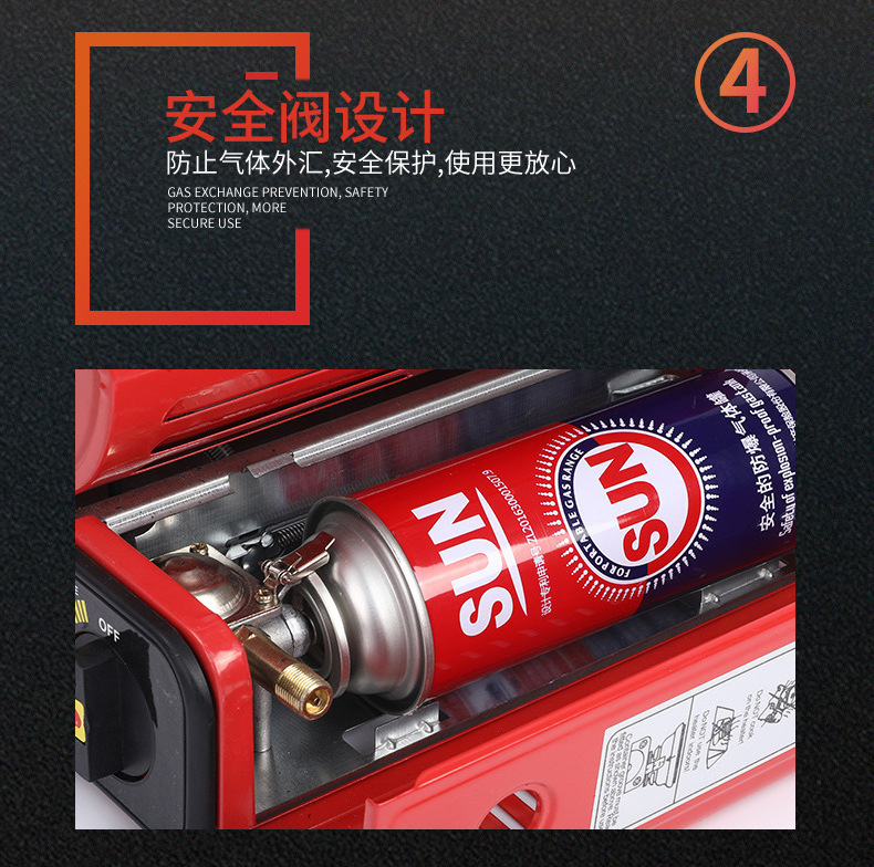 Portable Mini Camping Gas Stove Warmer Tent Outdoor Heating Patio Butane Gas Heater