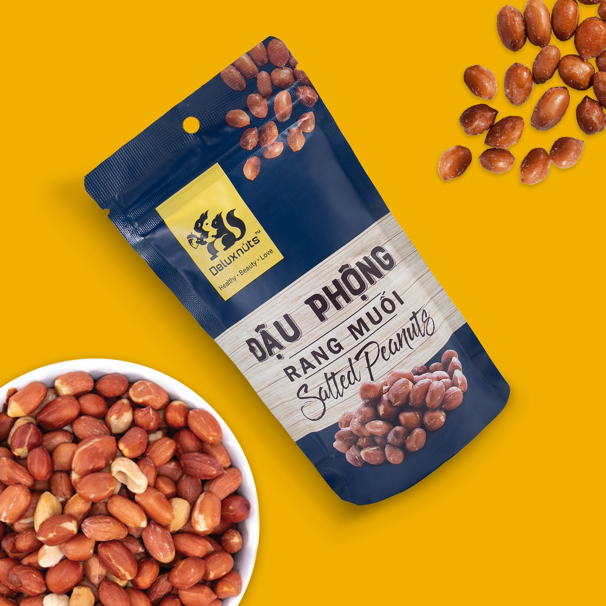 Salt Roasted Peanuts 80G High Quality Roasted Salted Nuts Dry Food Crunchy Salty Stir Fried Manufacture From Vietnam