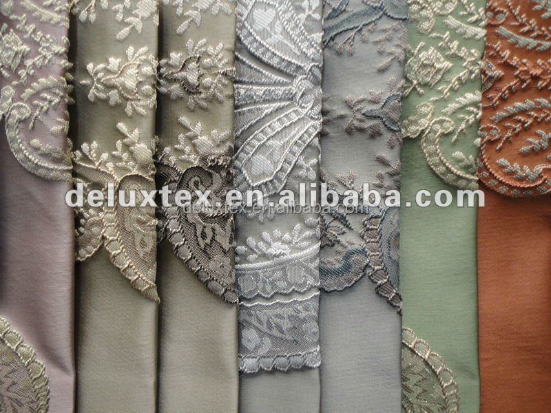 Factory cheap price jacquard textile western microfiber upholstery fabric