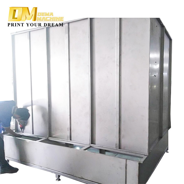 DM Customized water curtain paint spray booth auto spray booth for sales