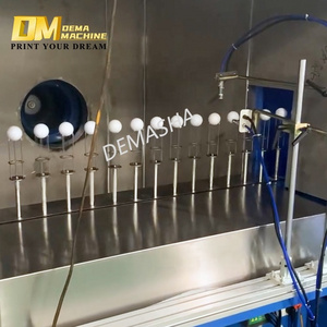 DM Customized electric liquid spray painting machines spray coating machine line for ball ball