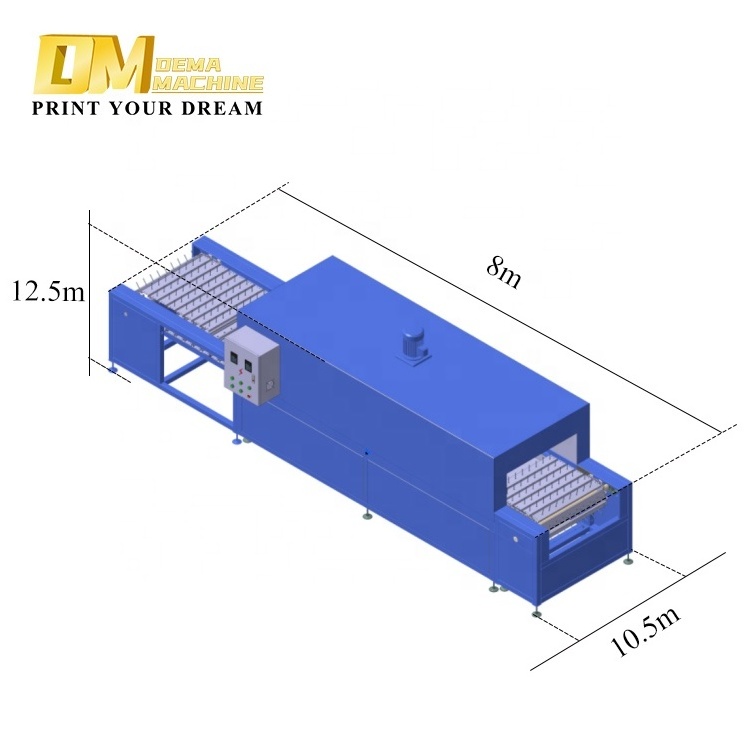 Industrial Batch Professional Heating Powder Coating Curing Oven With Tunnel Furnace