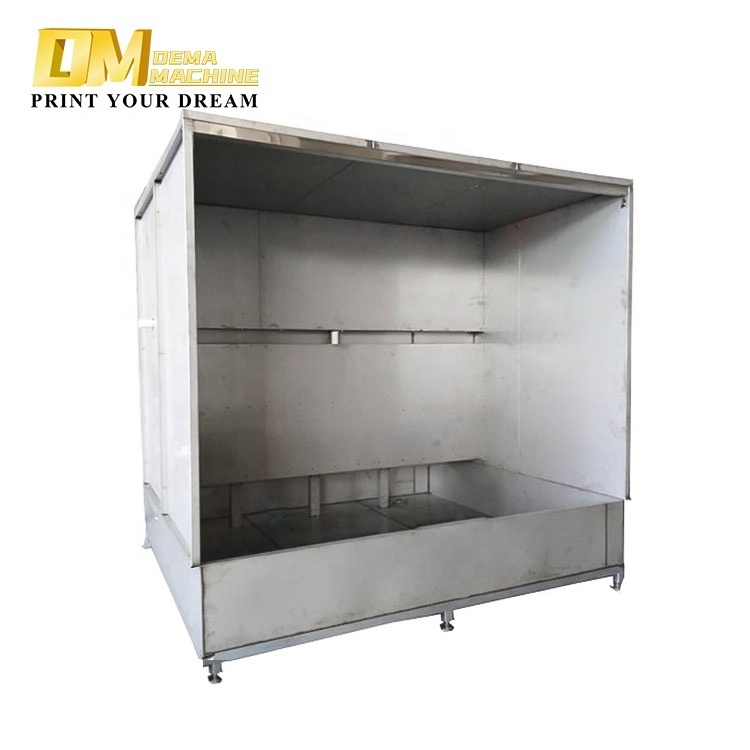 DM Customized water curtain paint spray booth auto spray booth for sales