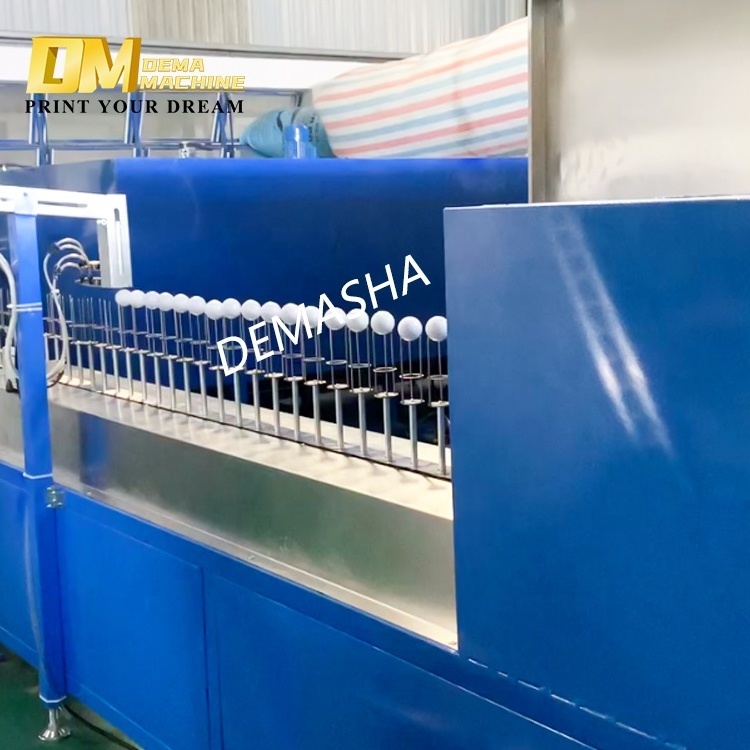 DM Customized electric liquid spray painting machines spray coating machine line for ball ball