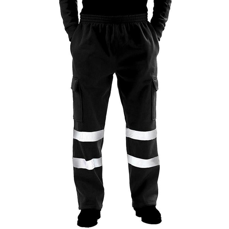 Hi vis pants reflective stripe safety tape work pants road safety construction work professional hi vis jogger pants