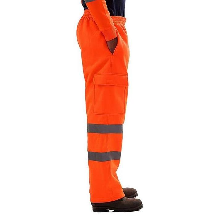 Hi vis pants reflective stripe safety tape work pants road safety construction work professional hi vis jogger pants