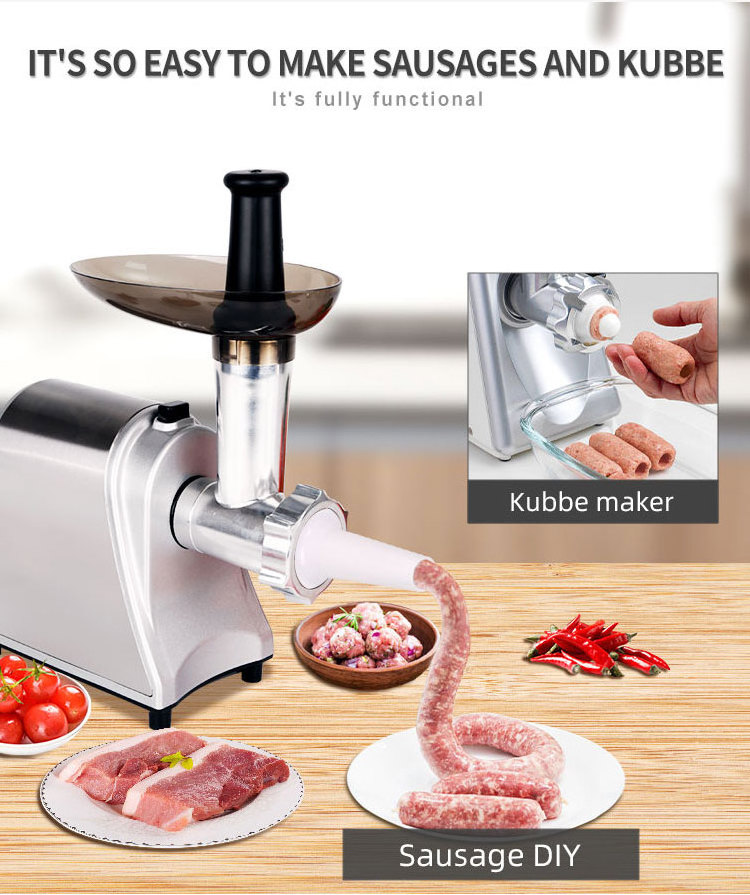 Electric industrial frozen  Mincing Machine meat mincer and sausage maker factory direct sales ELECTR MEAT GRINDER