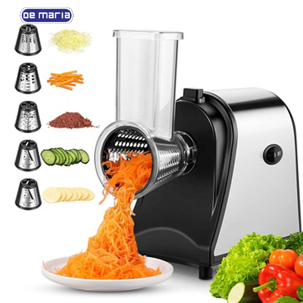 Electric carrot Vegetable cutter crusher shredder cheese grater machine chipper  slicer vegetal slicer shredder