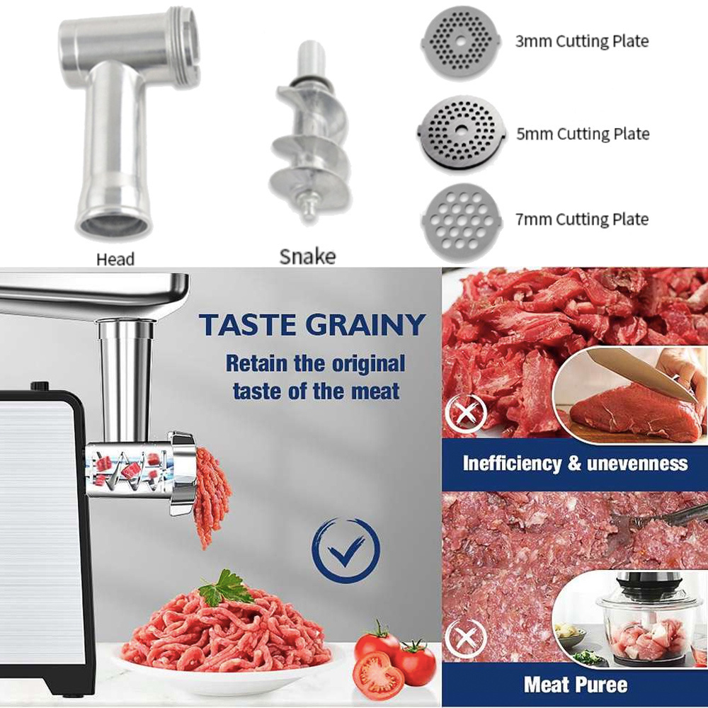 MGX homemade kitchen meat grinder stainless steel May xay thit manufacturer Sausage Stuffer Maker