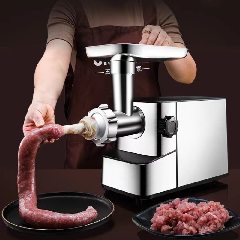 Demaria Home Use High Power Stainless Steel Electric Meat Grinder Sausage Maker Stuffer