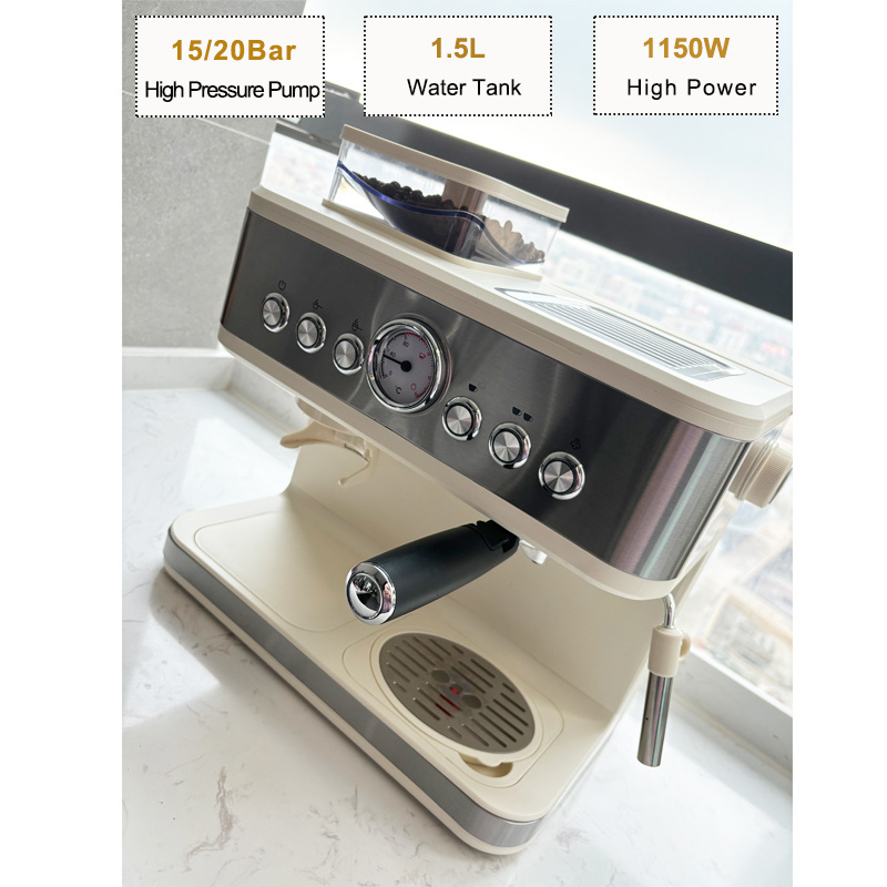 Multifunctional espresso coffee machine with grinder 20 bar ulka coffee maker bean to cup italian coffee machine