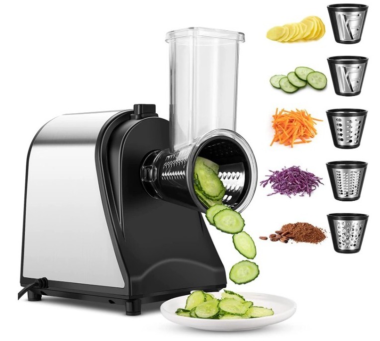 Electric carrot Vegetable cutter crusher shredder cheese grater machine chipper  slicer vegetal slicer shredder