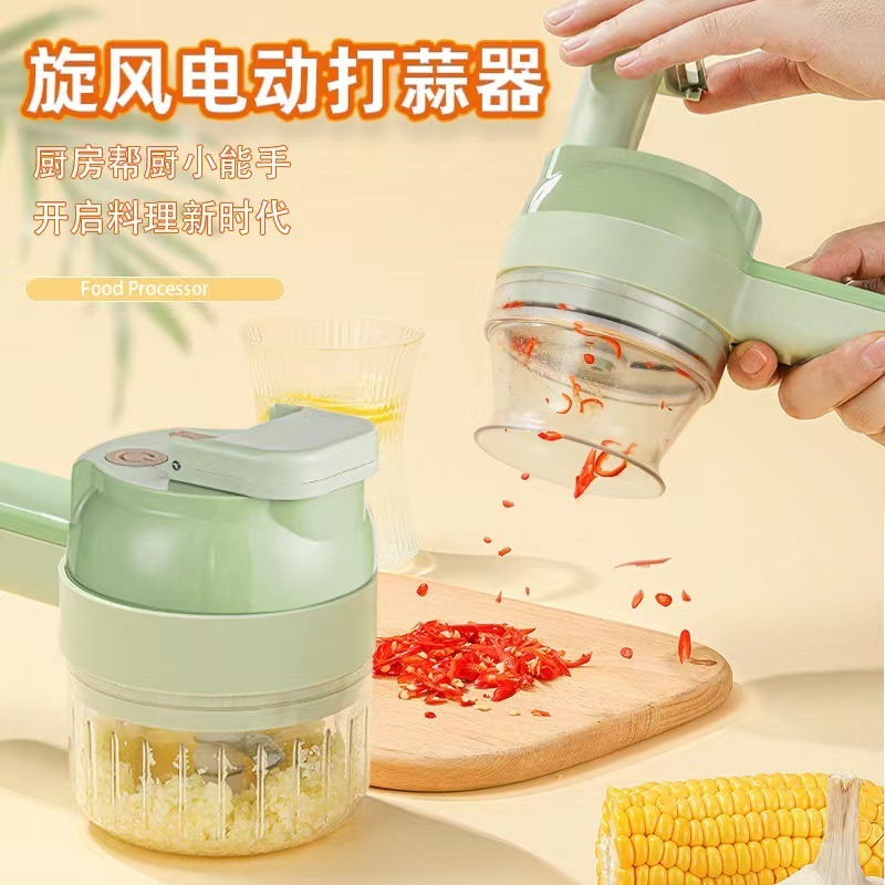 Mini Kitchen Appliances Gatlin Food Processor vegetable Slicer rechargeable electric Garlic grinding food chopper