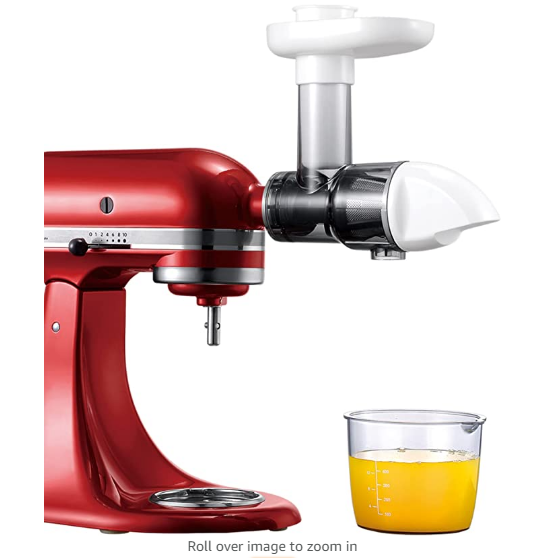 Slow Masticating Juicer Attachment for KitchenAid Stand Mixers Masticating Juicer Accessories