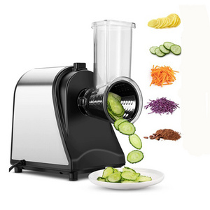 Food Chopper with 5 Blade Barrels Vegetable Slicer Shredder All In One Electric Vegetable Chopper Salad Maker