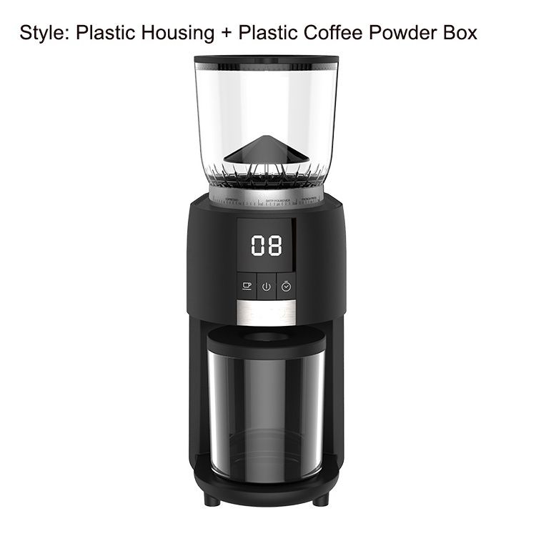 Electric coffee grinder for beans 38 settings coffee bean grinder home office use espresso grinder with conical burr