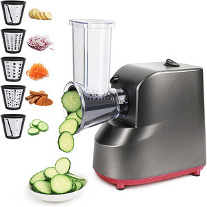 Electric Vegetable Cutter Slicer Multifunctional Veggie Cutter for Cheese Grating Household Kitchen Salad maker