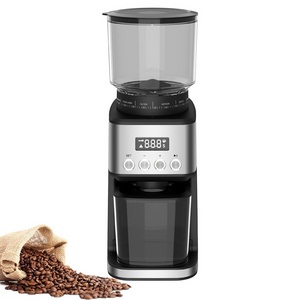 Electric Coffee Grinder with 51 Setting from Fine to Coarse Conical Burr Mill Expresso Coffee bean grinder