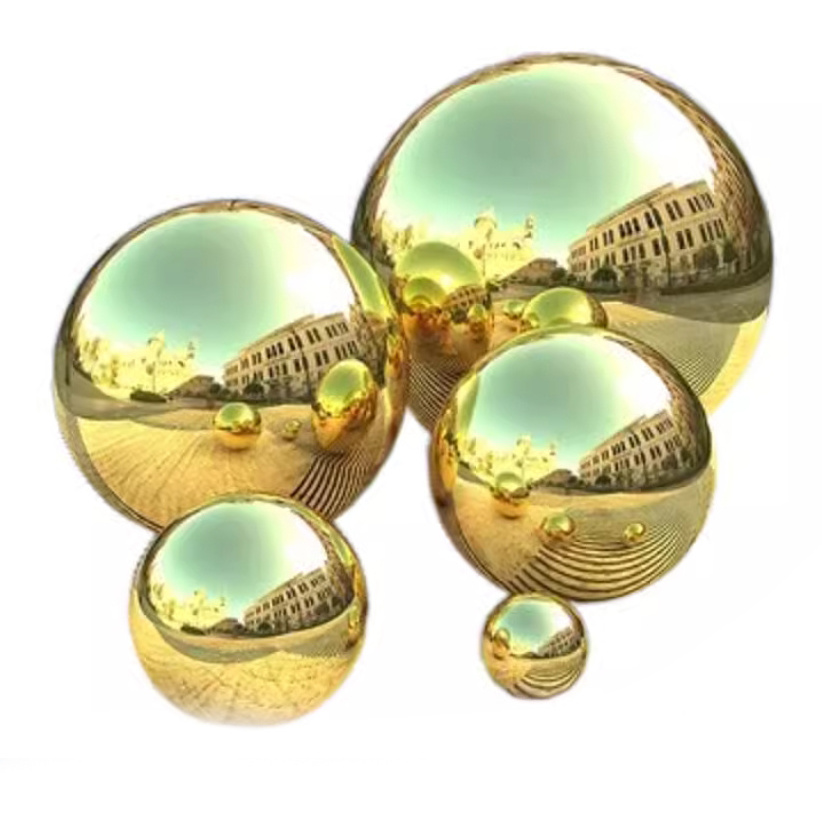 copper hollow sphere brass balls decorative fence accessories sealing plug hardware welding 50mm 80mm 100mm