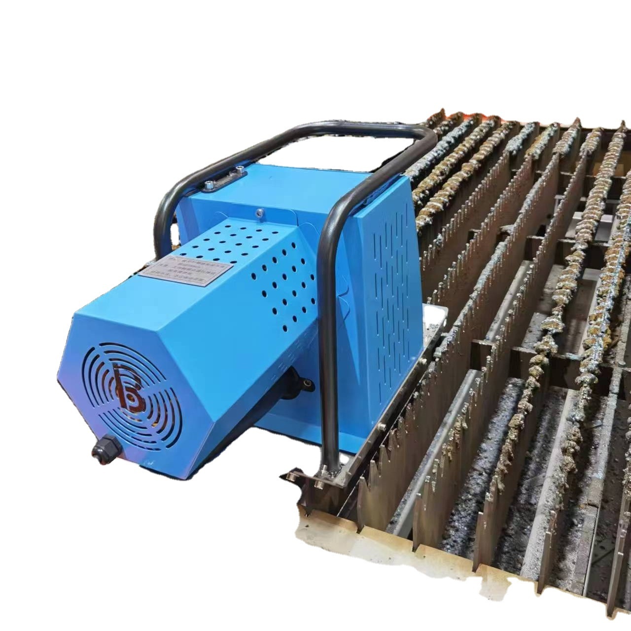 Fiber Laser Cutting Machine Sword Grid Slag Cleaner for Building Material Shops and Other Industries for Slag Removal