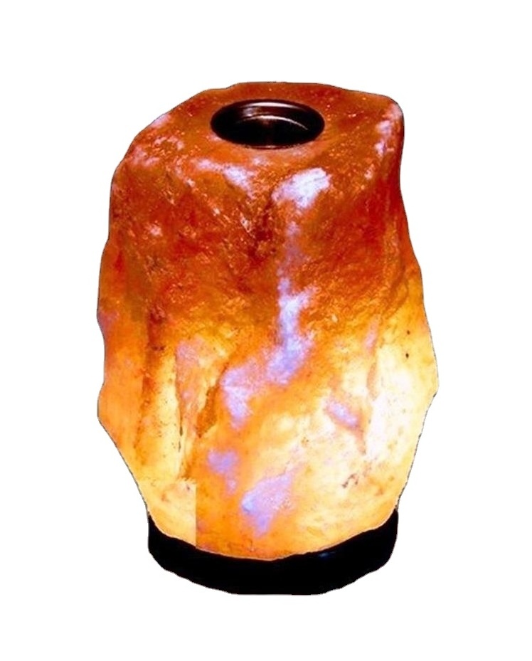 Natural Crystal Stone Essential Oil Diffuser Himalayan Salt Lamp Fragrance Aroma for Home Decoration and Healing