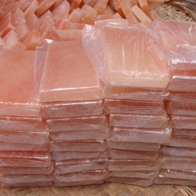 2023 BIG SALE 20x10x2 cm Wholesale Sauna Room Natural Salt Rock Block Pink Salt tiles Himalayan Salt Brick of premium quality