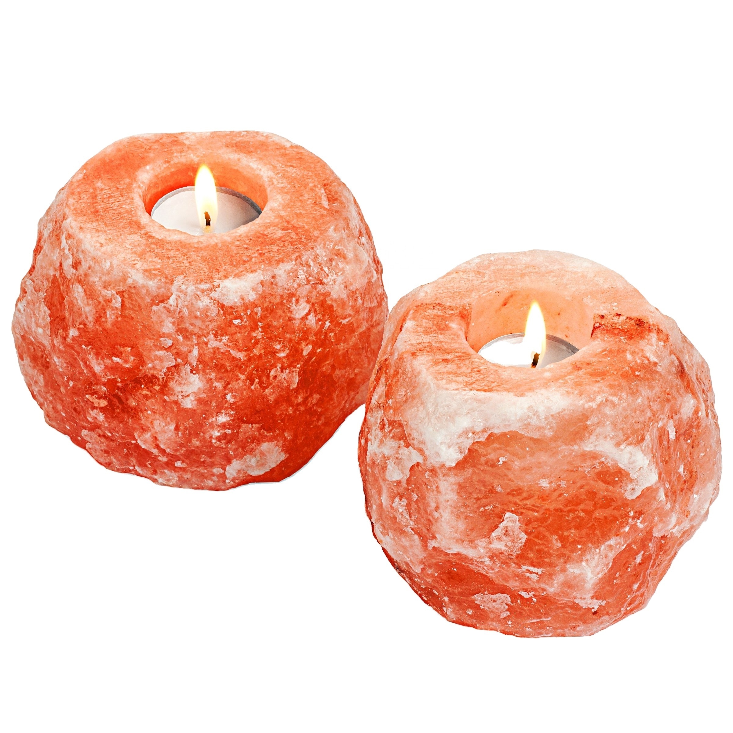 Wholesale custom handmade natural crafts Himalayan Pink Crystal Salt candle holder | Tealight Votive Candle holders Manufacturer