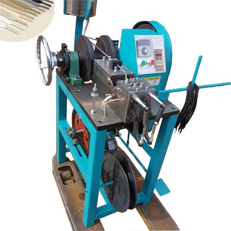 High quality demart TX-01 semi-automatic shoelace tipping machine gift handle tipping machine