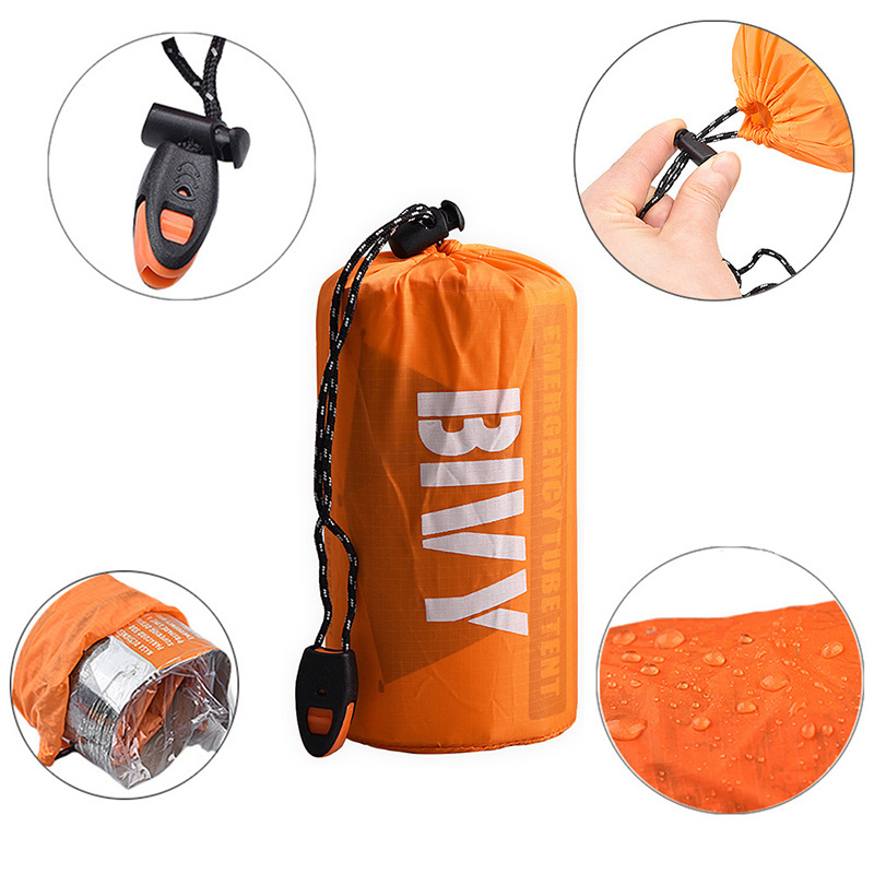 OEM Customized Life Tent Emergency Survival Shelter 2 Person Outdoor Survival Thermal Emergency Shelter Tent