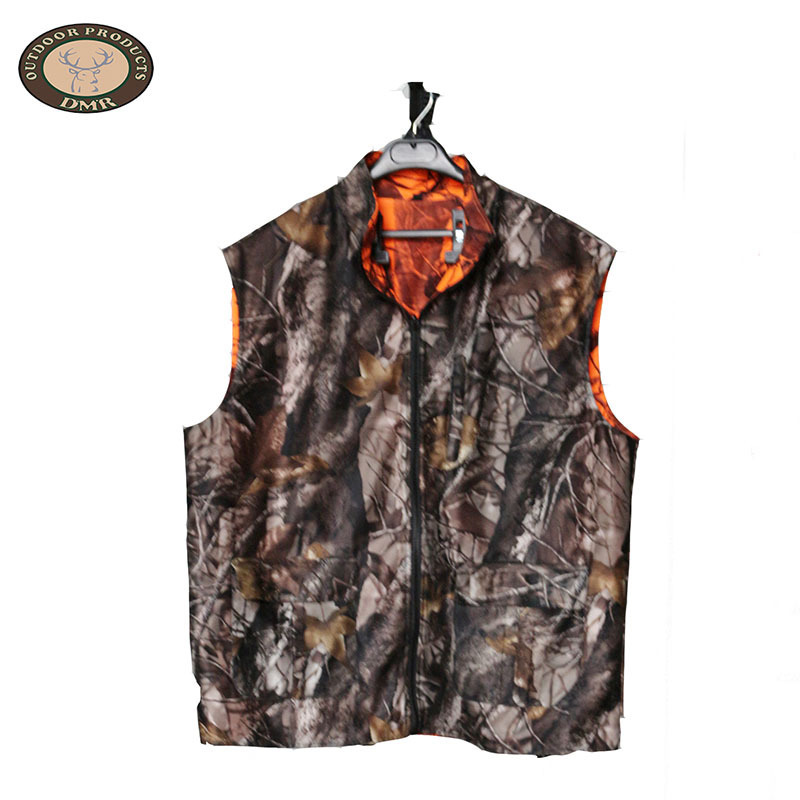 Woodland Camouflage Orange Camo Tactical Vest for  Hunting Vest Wholesale