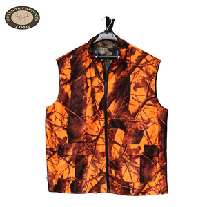 Woodland Camouflage Orange Camo Tactical Vest for  Hunting Vest Wholesale