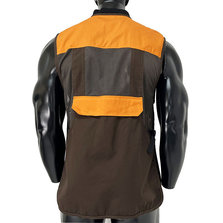 High Quality Reflective Orange Hunting Fishing Vest For Outdoor Breathable Photographer Vest Two Colors Work Vest