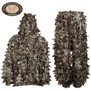 Demarui Quick shipping Camouflage 3d leaf Hunting Suit Hunt Camo Camouflage Ghillie Suit