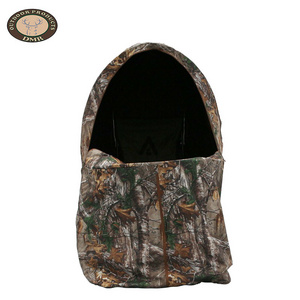 Custom one person camouflage blind hunting tent chair waterproof for outdoor