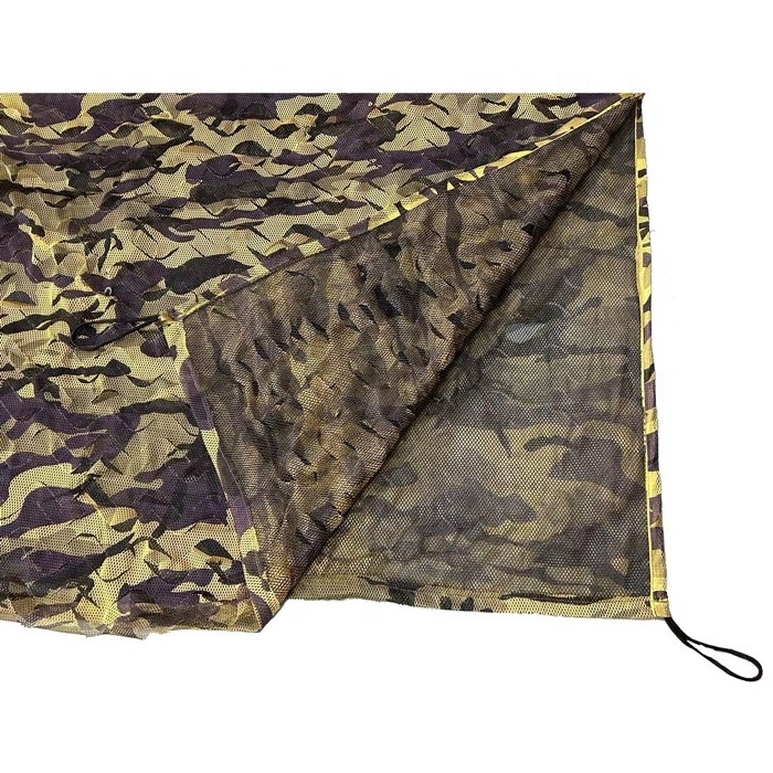 Outdoor camo leaf blind polyester light camo mesh camouflage net nets for hunting mesh hidden Desert camouflage netting