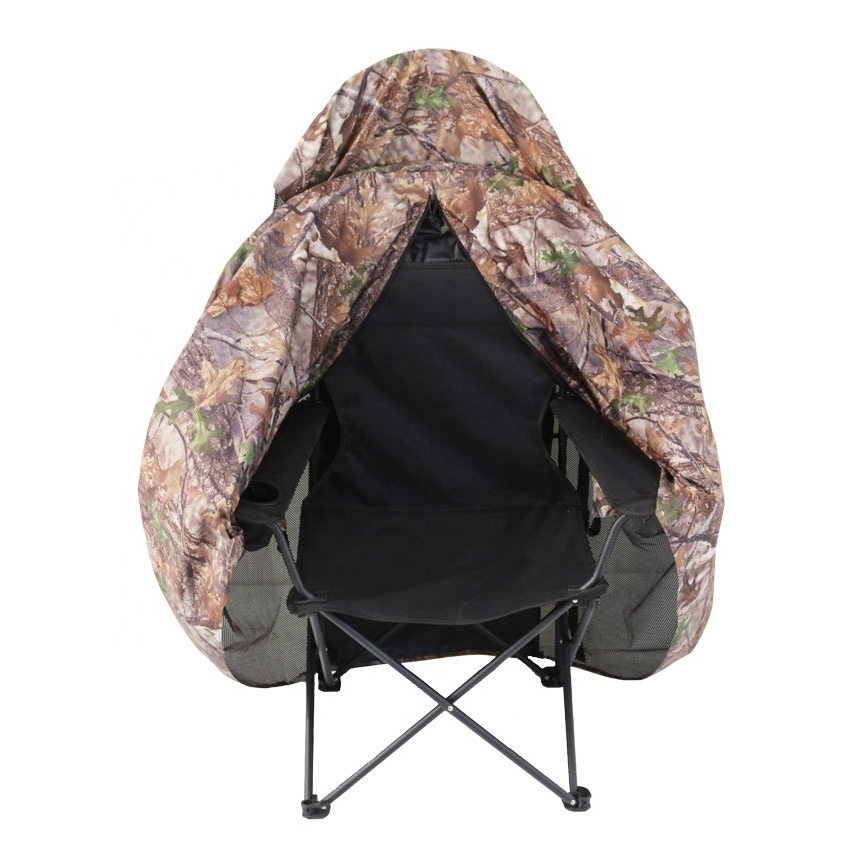 Outdoor See Through camo hunting Ground blind chair hunting tent chair for one or two man