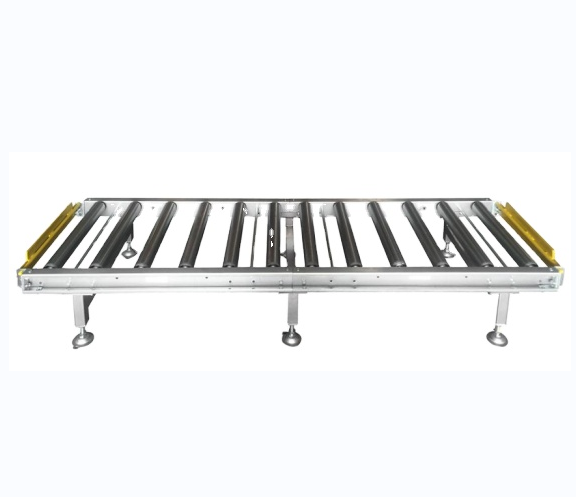 DEMARK Gravity Flexible Skate wheel Conveyor Stainless steel support leg Telescopic Roller Conveyor without Power