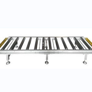 DEMARK Gravity Flexible Skate wheel Conveyor Stainless steel support leg Telescopic Roller Conveyor without Power