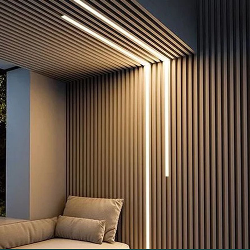 Fluted Interior Design 3D Wall Decor Siding Plank  Board Solid Slats Timber Wooden Cladding Products Plank Panel