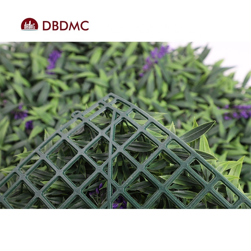 High Quality Decorative Artificial Plants Fence Leafs Green Wall Grass For Indoor Decoration