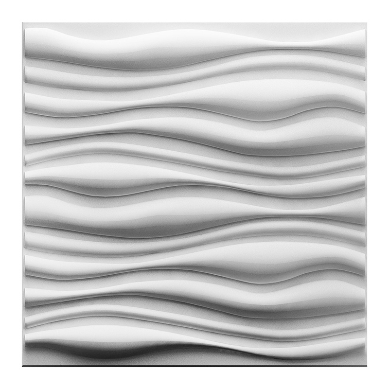 DBDMC Brand 3D Wall Panels, Star Textured White PVC Wall Panels for Interior Wall Decor