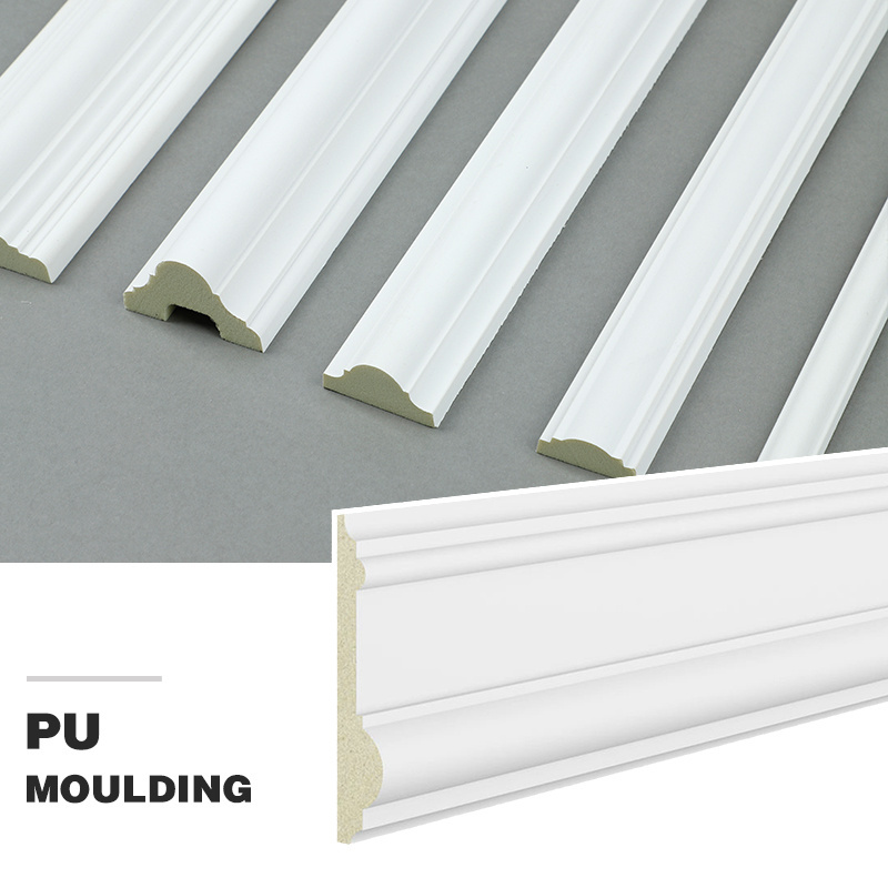 PU Foam Moulding Light weight building material Polyurethane PU interior decorative wall frame molding wall paneling wall box mo