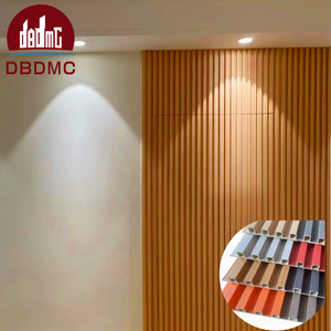 DBDMC interior 160mm Modern Traditional Factory price Flute Cladding Classical WPC  wood panel wall decor