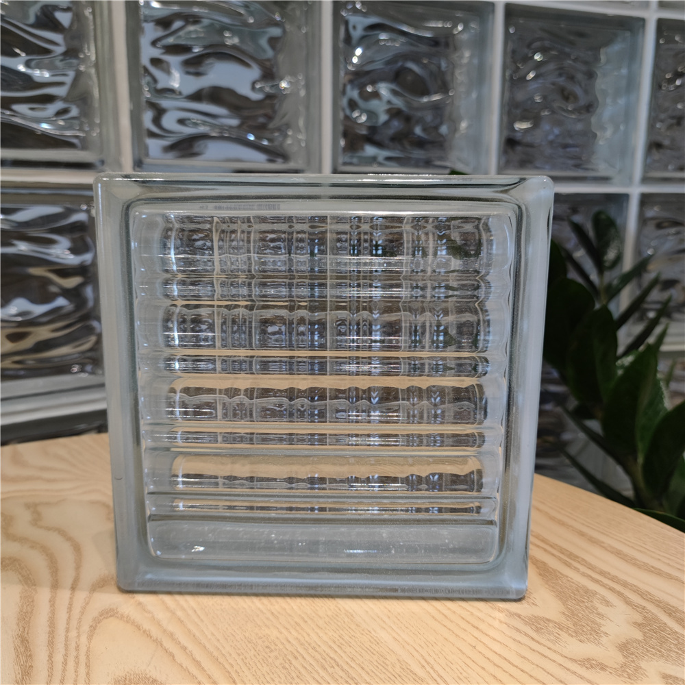 190x190x95mm clear glass block high quality glass brick use in bathroom or washroom decoration or partition wall