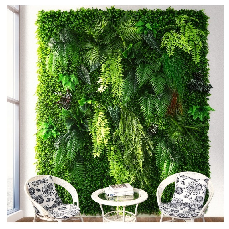 High Quality Artificial Grass Plants Flower Wall Decoration All Ceremony Customized Size Design