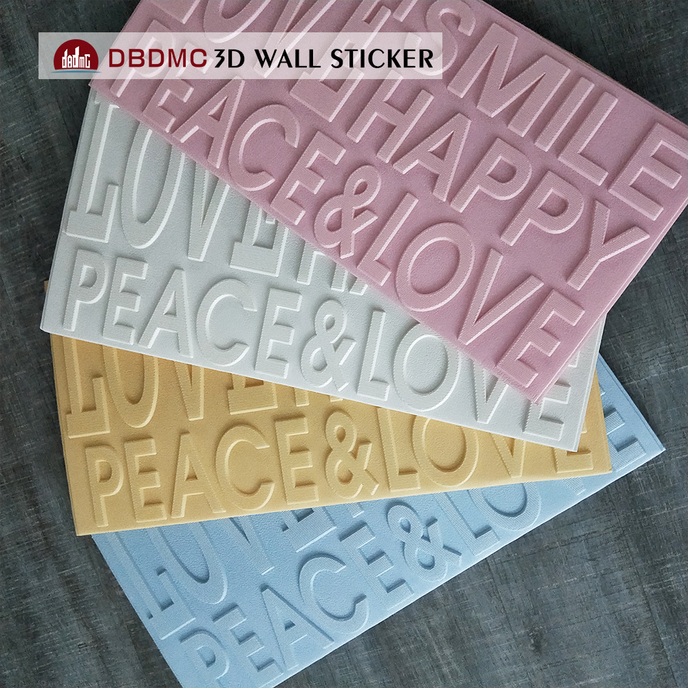 Wholesale Home Decoration Self Adhesive Wall Tiles Foam Diamond Brick 3D Wallpaper Walls