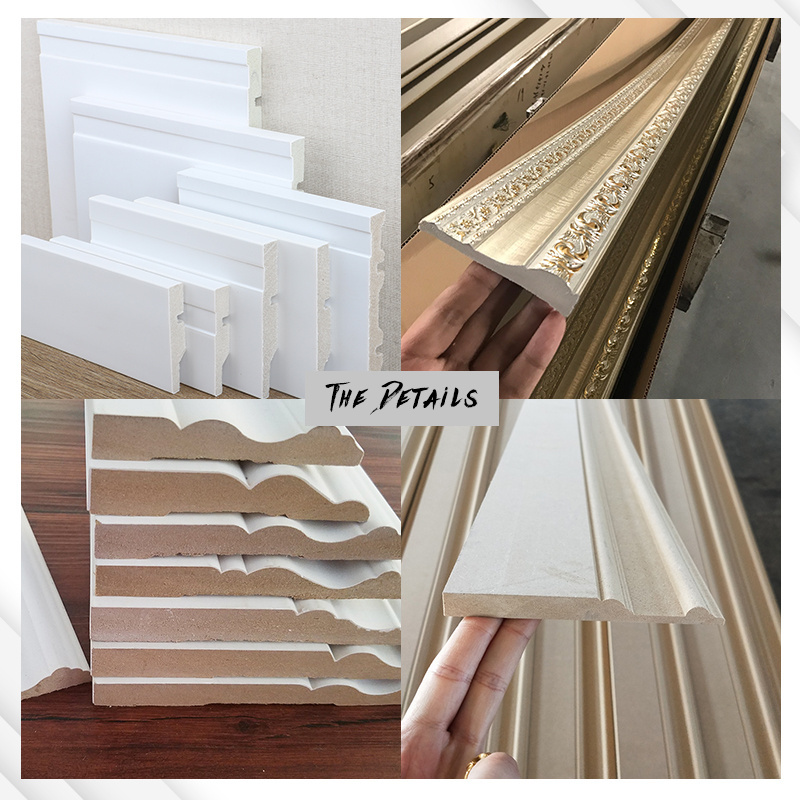 EPS molding polystyrene material molding polystyrene baseboard MDF PS moulding