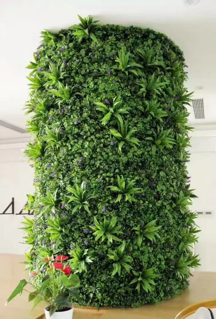 Best seller external grass wall 50cm x 50cm artificial green wall plants outdoor and indoor ivy wall plant decor